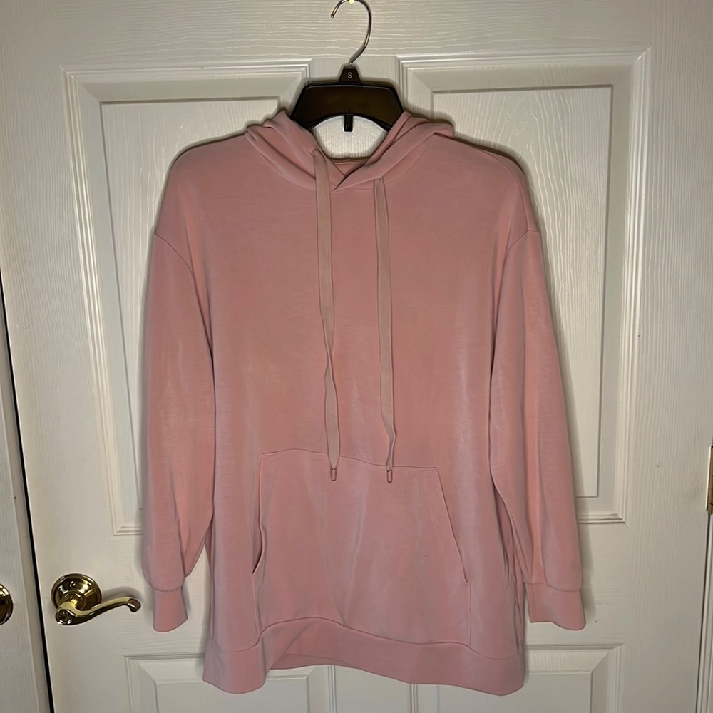 Oysho Oversized Pink Sweatshirt
